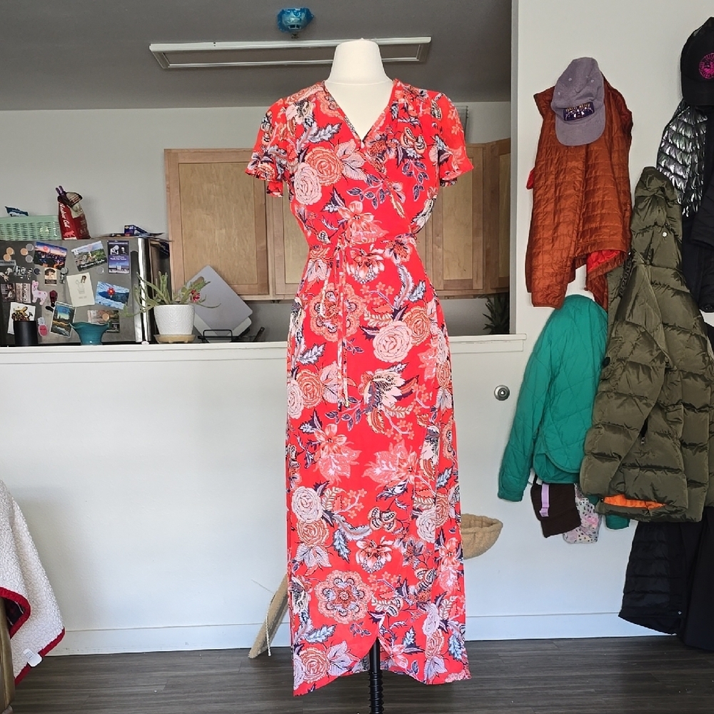 Floral Wrap Dress